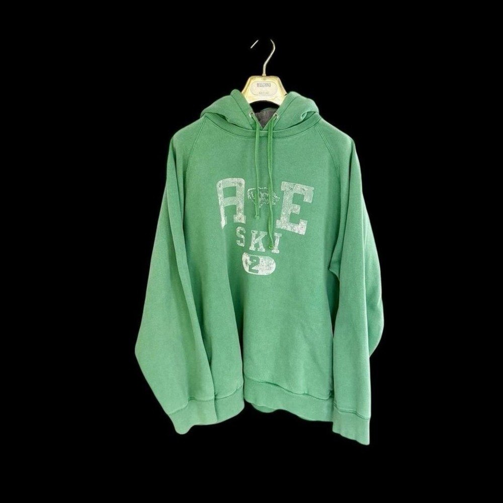 Vintage 90's American Eagle AfterHood Pullover Ski Sz XXL Green After Hood